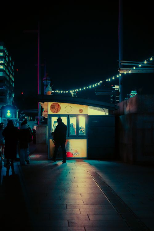 伦敦夜街